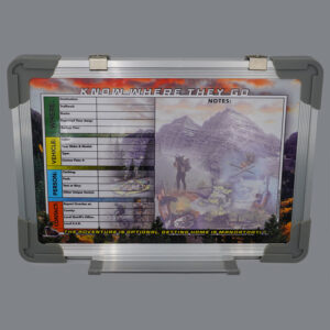 Know Where They Go Board - Aluminum Frame: Standard